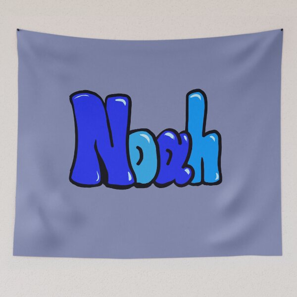 Item preview, Noah name in blue - Top 10 best personalized gifts for boys and men named Noah designed and sold by Artonmytee.