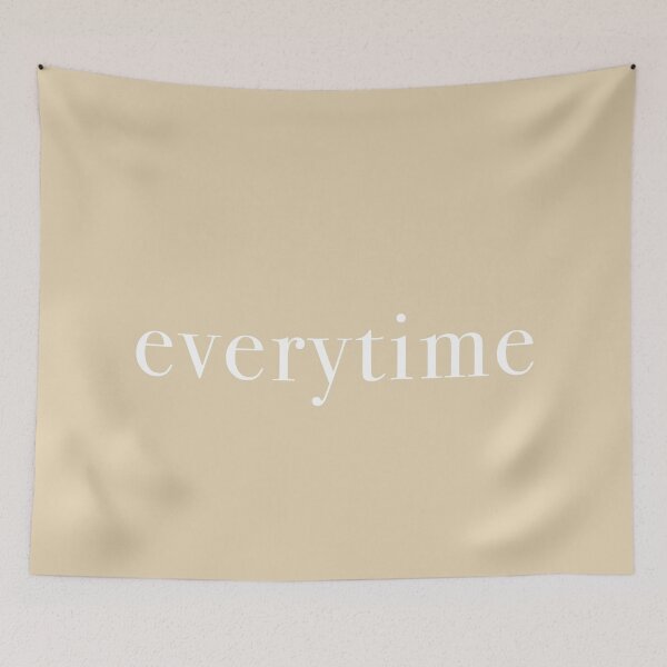 Item preview, Everytime - white designed and sold by KaiDee.