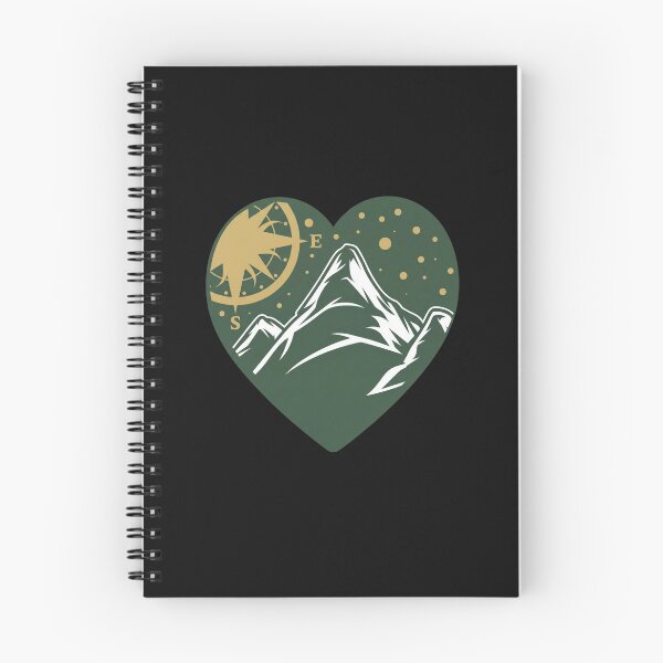Item preview, Boho Mountain Heart - Gold Compass & Starry Night Minimalist Art designed and sold by Jaroslaw-S.