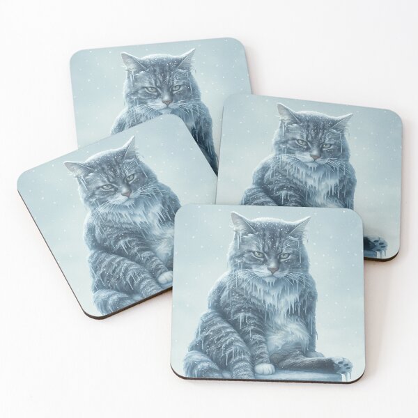 Item preview, Kittysicle — Grumpy Frozen Cat designed and sold by TheKittysicle.