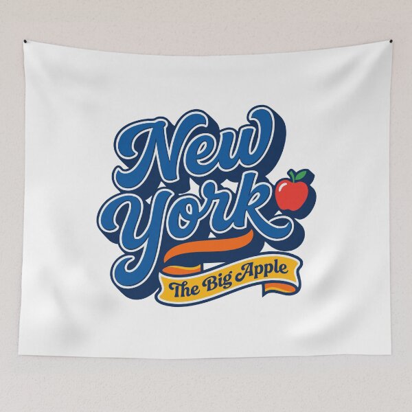 Item preview, Retro New York The Big Apple Vintage designed and sold by Cozy-Old-Pub.