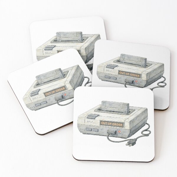 Item preview, Classic Retro Console – Out of Order Sticker Illustration designed and sold by Felixuss.
