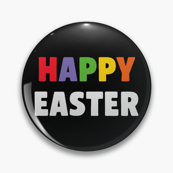 Item preview, Colorful Block Letter Happy Easter Typography designed and sold by Vision Crafted.