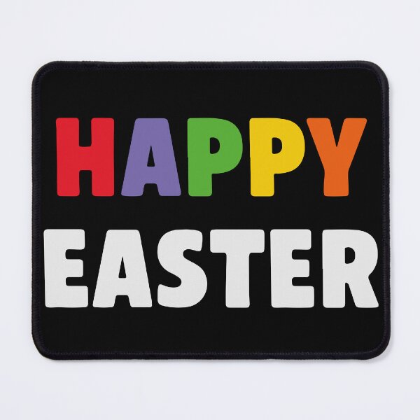 Item preview, Colorful Block Letter Happy Easter Typography designed and sold by Vision Crafted.