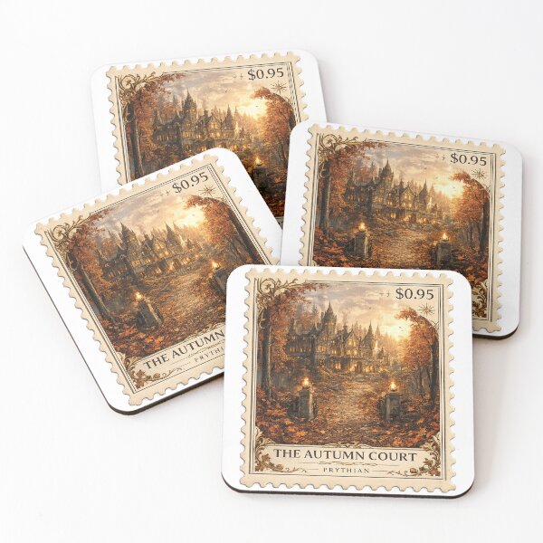 Item preview, Autumn Court Stamp  designed and sold by ouatisworld.