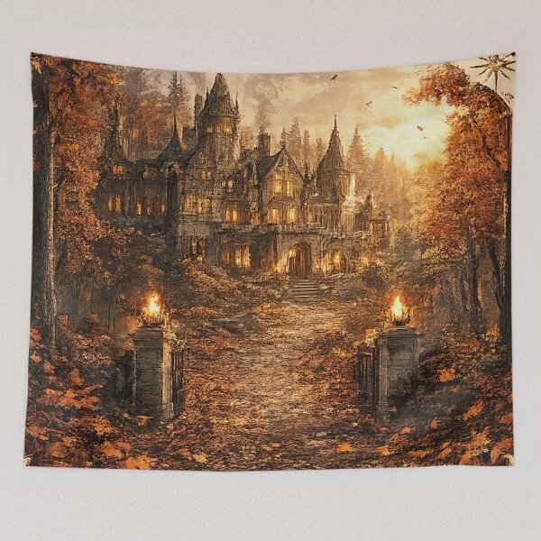 Item preview, Autumn Court Stamp  designed and sold by ouatisworld.
