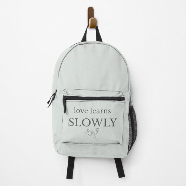 Item preview, Love Learns Slowly Minimalist Growth Quote designed and sold by Minimalist Typography.