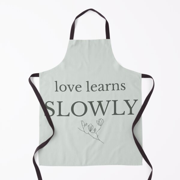 Item preview, Love Learns Slowly Minimalist Growth Quote designed and sold by Minimalist Typography.