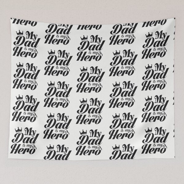 Item preview, MY DAD IS MY HERO designed and sold by Pabhas.