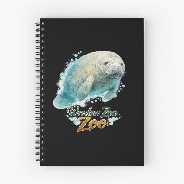 Item preview, Wroclaw Zoo Manatee Watercolor Design – Afrykarium Sea Cow Wildlife Illustration designed and sold by EuropeanPrints.