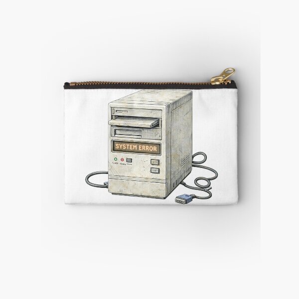 Item preview, Retro Desktop Computer – System Error Sticker Illustration designed and sold by Felixuss.