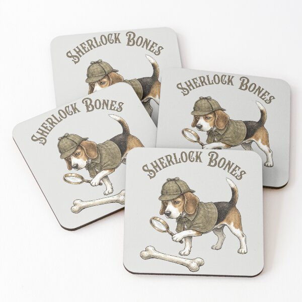 Item preview, Sherlock Bones - Vintage Detective Beagle designed and sold by DigitalGlade.