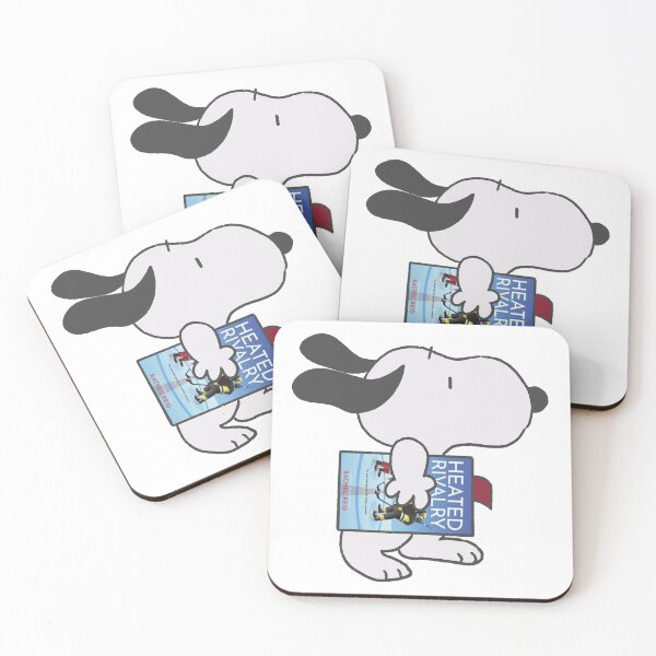 Item preview, snoopy reading heated rivalry designed and sold by liveawhimsylife.