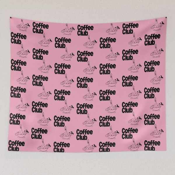 Item preview, Coffee Club – Cozy Girl Aesthetic Coffee Lover Graphic Tee designed and sold by Aura.Creative.
