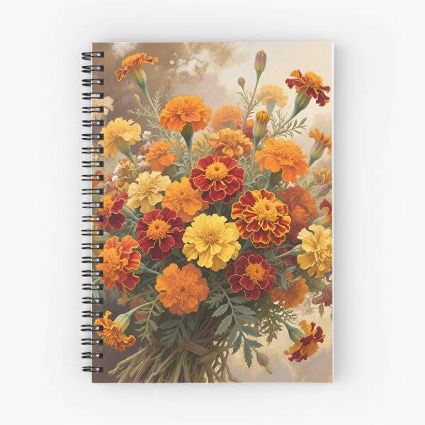 Item preview, Marigold Bouquet Watercolor | October Birth Flower Floral Art designed and sold by Debbie Schulte.