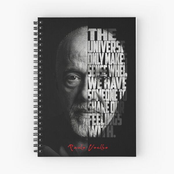 Item preview, Paulo Coelho Split Face Quote Poster designed and sold by Enea Kelo.