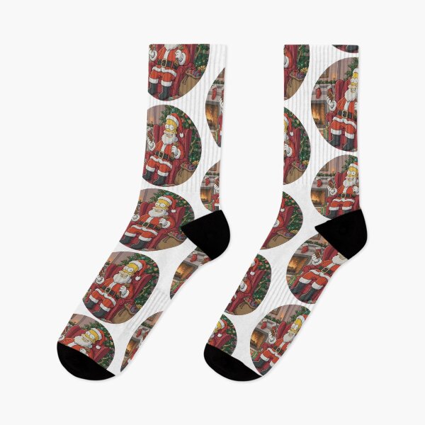 Item preview, Homer as Santa Claus Funny Moment designed and sold by DohLab.