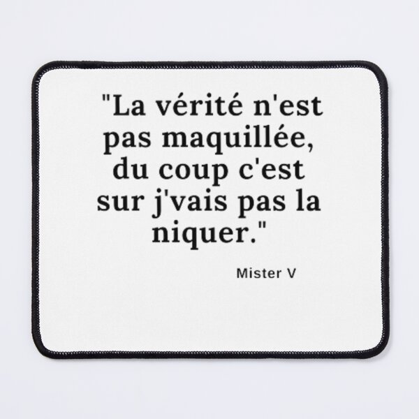 Item preview, Mister V quote| quote Mister v| Motivational quote designed and sold by Vanchys.