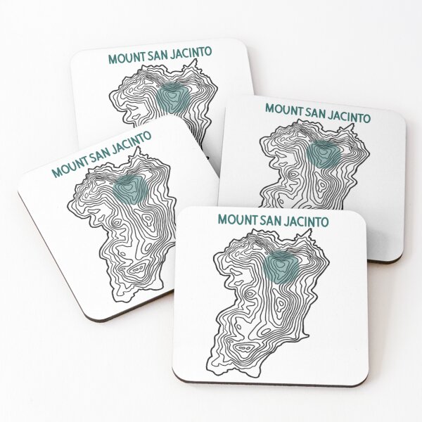 Item preview, Mount San Jacinto Topography Map designed and sold by Mountain Bound Designs.