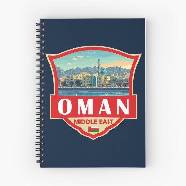 Item preview, Oman Illustration Retro Badge designed and sold by KrisSidDesigns.