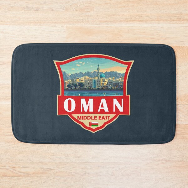 Item preview, Oman Illustration Retro Badge designed and sold by KrisSidDesigns.