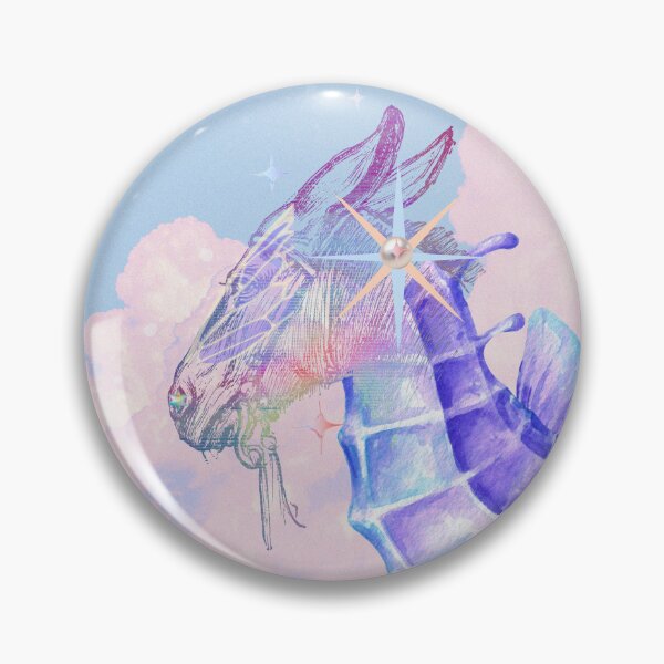 Item preview, Ethereal Magical Pastel Horse-creature in the clouds Collage designed and sold by mooncakekaro.