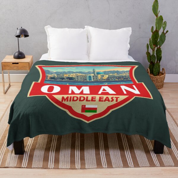 Item preview, Oman Illustration Retro Badge designed and sold by KrisSidDesigns.
