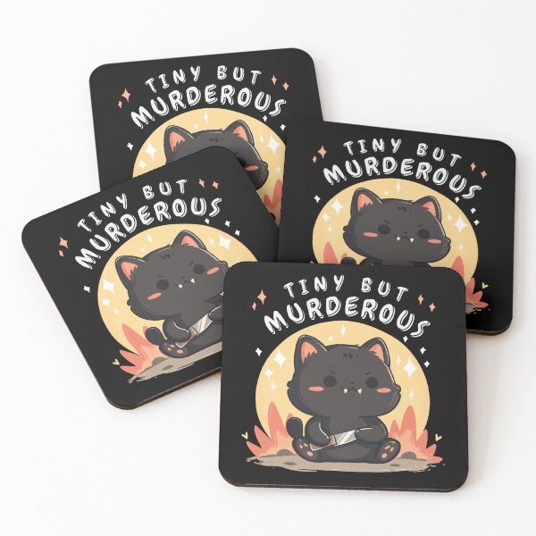 Item preview, Funny Black Cat With Knife - Tiny But Murderous designed and sold by Region.