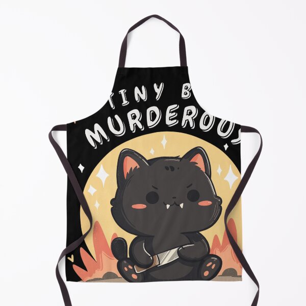 Item preview, Funny Black Cat With Knife - Tiny But Murderous designed and sold by Region.