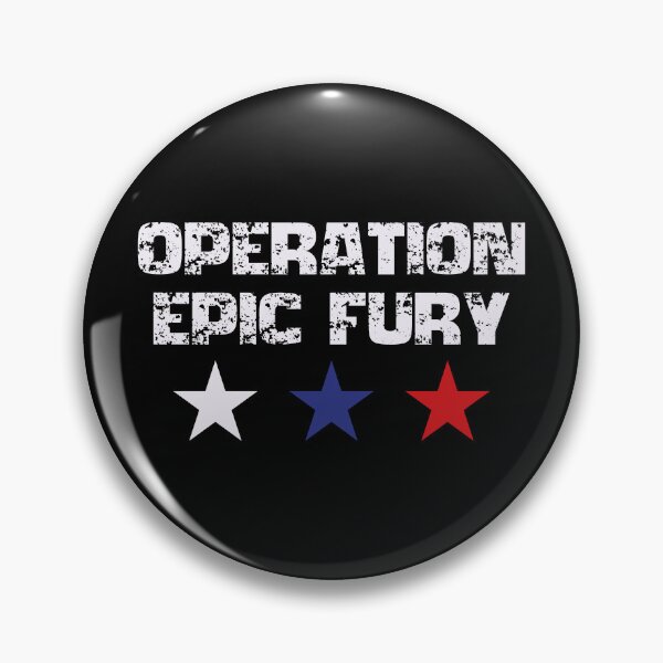 Item preview, Operation Epic Fury Distressed Military Style Typography designed and sold by Vision Crafted.