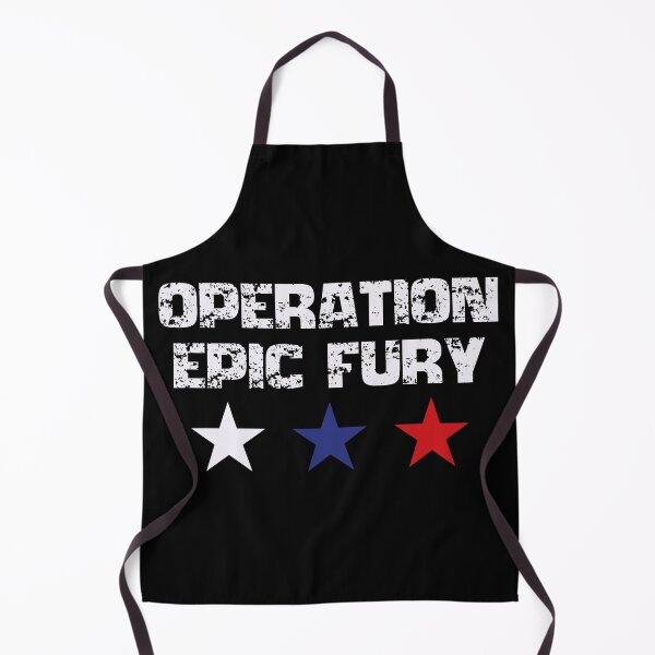 Item preview, Operation Epic Fury Distressed Military Style Typography designed and sold by Vision Crafted.