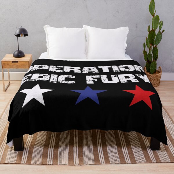 Item preview, Operation Epic Fury Distressed Military Style Typography designed and sold by Vision Crafted.