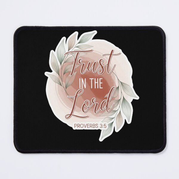 Item preview, Trust in the Lord Proverbs 3:5 Christian Typography – Minimal Faith Scripture Design designed and sold by Illustrated Faith.