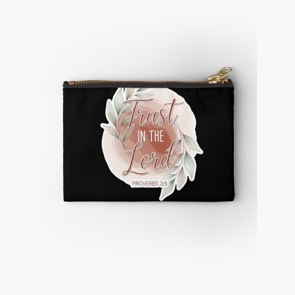 Item preview, Trust in the Lord Proverbs 3:5 Christian Typography – Minimal Faith Scripture Design designed and sold by Illustrated Faith.
