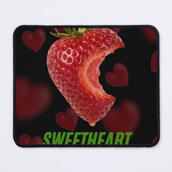 Item preview, Sweetheart Season Bitten Strawberry Art designed and sold by PACS0011.
