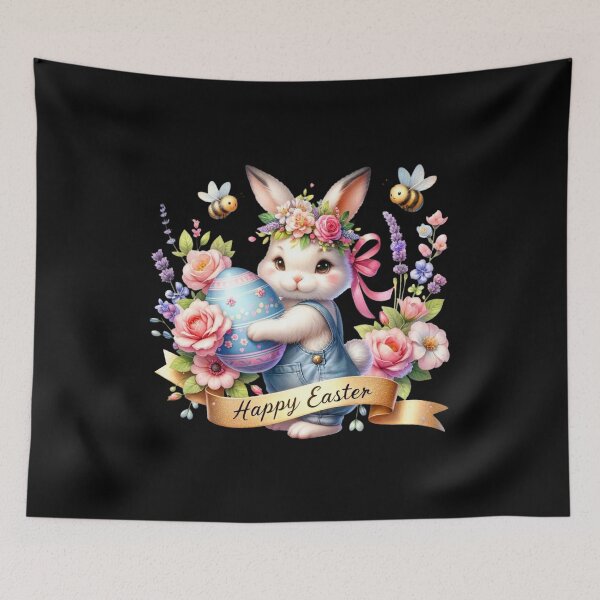 Item preview, Easter Bunny with Eggs – Cute Spring Celebration Design for Tees designed and sold by artedigital99.