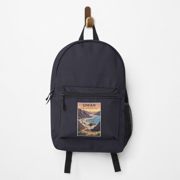 Item preview, Oman Landscape Illustration Travel Art Vintage designed and sold by KrisSidDesigns.