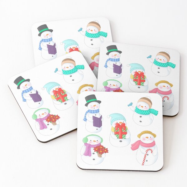 Item preview, Snowmen Family designed and sold by Megan Makes Art VT.