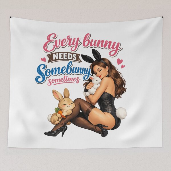 Item preview, Every Bunny Needs Somebunny Sometimes Girl designed and sold by Shirtaholism.