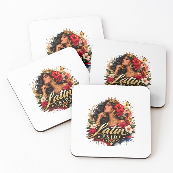 Item preview, Latin Pride Queen – Latina Culture Empowerment Floral Design designed and sold by Aura.Creative.