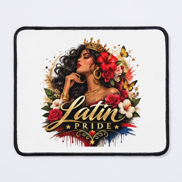 Item preview, Latin Pride Queen – Latina Culture Empowerment Floral Design designed and sold by Aura.Creative.