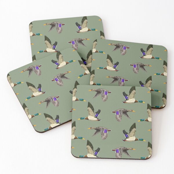 Item preview, Mallard Ducks in Flight - Nature Wildlife Art designed and sold by Phat Dog Designs .