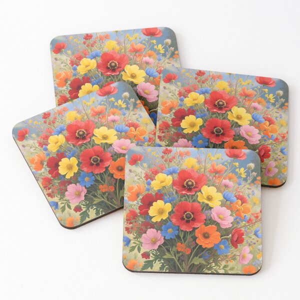 Item preview, Mountain Wildflower Bouquet Watercolor | Alpine Meadow Floral Art designed and sold by Debbie Schulte.
