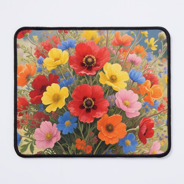 Item preview, Mountain Wildflower Bouquet Watercolor | Alpine Meadow Floral Art designed and sold by Debbie Schulte.