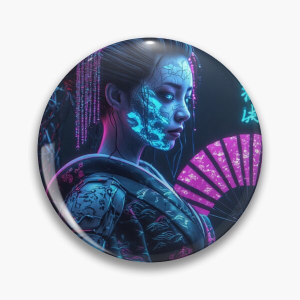 Item preview, Geisha cibernética - Tradición neo-tokiota | Diseño de indumentaria ciberpunk - B.L.D. designed and sold by BassLineDesign.