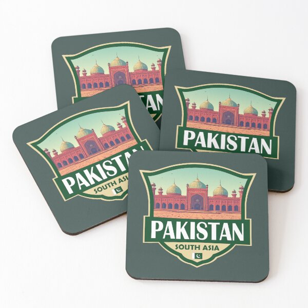 Item preview, Pakistan Illustration Retro Badge designed and sold by KrisSidDesigns.