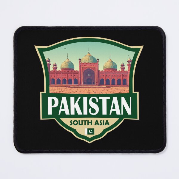 Item preview, Pakistan Illustration Retro Badge designed and sold by KrisSidDesigns.