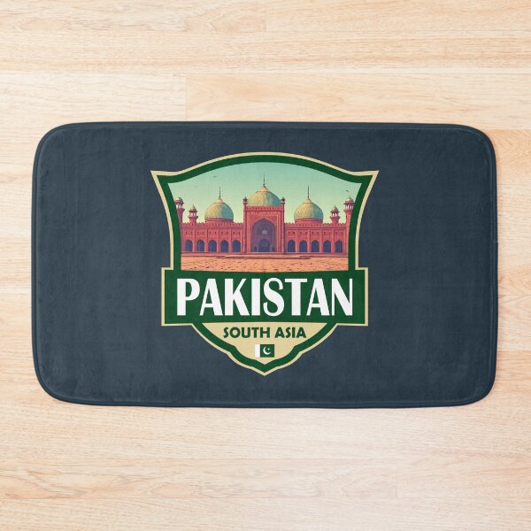 Item preview, Pakistan Illustration Retro Badge designed and sold by KrisSidDesigns.