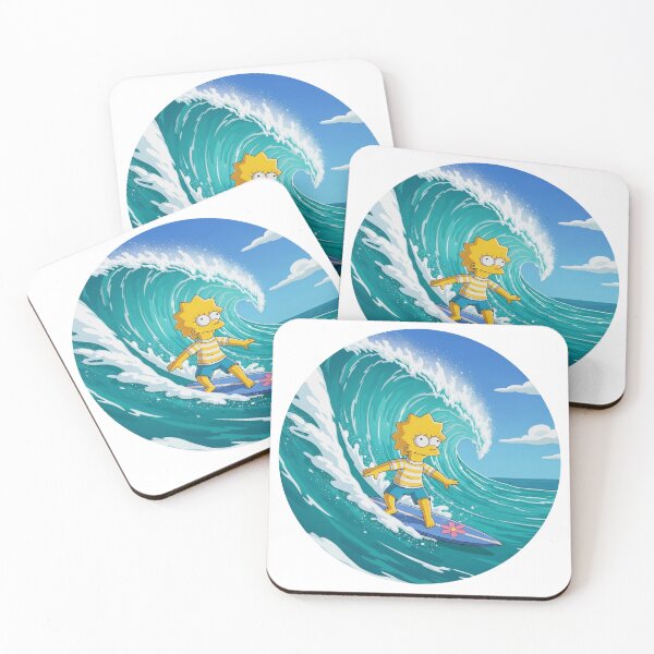 Item preview, Lisa Surfing Big Wave Summer Beach Vibe designed and sold by DohLab.