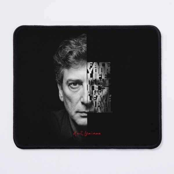 Item preview, Póster con frase "Split Face" de Neil Gaiman designed and sold by Enea Kelo.